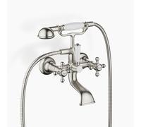 Dornbracht MADISON Mitigeur de bain pour montage mural, avec douchette à main, saillie 160mm, 25023360-06, Couleur: Platine Mat