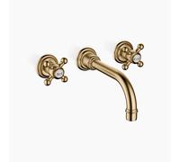 Dornbracht MADISON Mitigeur mural pour lavabo sans vidage, saillie 190mm, 36712361-39, Couleur: Dark Brass brossé