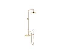 Dornbracht Madison set de douche 34459360-09 avec thermostat de douche, douche à saillie sur pied 420 mm, laiton