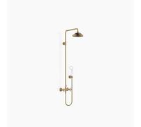 Dornbracht MADISON Showerpipe avec mitigeur de douche, sans douchette à main, saillie de la douchette à main 420mm, 26632360-39, Couleur: Dark Brass brossé