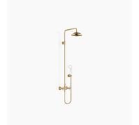 Dornbracht MADISON Showerpipe avec mitigeur de douche, sans douchette à main, saillie de la douchette à main 420mm, 26632360-28, Couleur: Laiton brossé