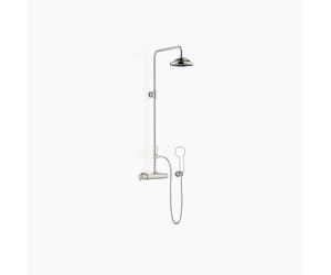 Dornbracht MADISON Showerpipe avec thermostat de douche, sans douchettes à main, 34459360-08, Couleur: platine