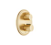 Dornbracht Madison thermostat 36426977-28 avec contrôle du volume dans les deux sens, le laiton brossé