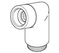 Dornbracht mamelon 20 degrés 04240428700-33 04240428700 47 x 69 x 33 mm noir mat