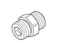 mamelon Dornbracht 2000 /2x1/2 et D10 09240324290 brut