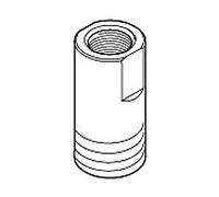 Dornbracht mamelon M15 x 2000 09240324190 brut