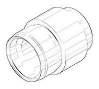 Dornbracht mamelon M20 x 2000 - 09240309310-00 35x30x30_chrom