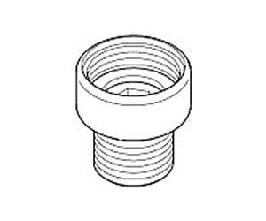 Dornbracht mamelon réducteur mamelon 04240300300-99 04240300300 D.30 x 32 mm Dark Platinum w