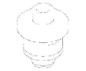 Dornbracht mamelon WFB-Stand Modern 092403110-00 chromé