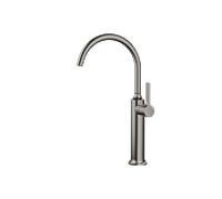 Dornbracht mélangeur à levier Vaia 33534809-99 mélangeur de bassin avec grand pilier, sans déchets, noir mat Platinum
