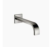 Dornbracht MEM Bec déverseur pour baignoire, montage mural, portée 220mm, 13801782-19, Couleur: Chrome foncé