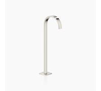 Dornbracht MEM Bec déverseur pour baignoire sans inverseur pour montage libre, saillie 280mm, 13672780-08, Couleur: platine