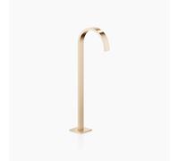 Dornbracht MEM Bec déverseur pour baignoire sans inverseur pour montage libre, saillie 280mm, 13672780-46, Couleur: Champagne brossé