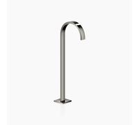 Dornbracht MEM Bec déverseur pour baignoire sans inverseur pour montage libre, saillie 280mm, 13672780-19, Couleur: Chrome foncé