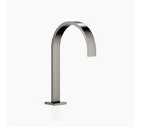 Dornbracht MEM Bec déverseur pour lavabos sans garniture d'écoulement, saillie 200mm, 13716782-99, Couleur: foncé Platine mat