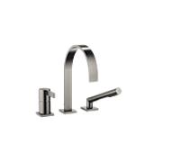 Dornbracht Mem mélangeur de bain 3 trous 27412782-99 pour installation bord de baignoire / bord de carrelage, platine foncé mat