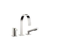 Dornbracht Mem mélangeur de bain à trois trous 27412782-06 pour l'installation du bord de la baignoire / du bord du carrelage, platine mat