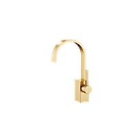 Dornbracht MEM mitigeur monocommande de lavabo avec vidage automatique, saillie 165 mm, 33500782, Coloris: laiton brossÃ© - 33500782-28