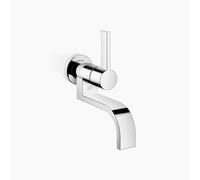 Dornbracht MEM Mitigeur monocommandé mural pour lavabos sans vidage, saillie 185mm, 36805782-00, Couleur: chrome