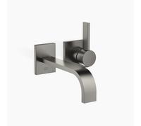 Dornbracht MEM Mitigeur monocommandé mural pour lavabos sans vidage, saillie 207mm, 36861782-99, Couleur: foncé Platine mat