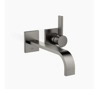 Dornbracht MEM Mitigeur monocommandé mural pour lavabos sans vidage, saillie 247mm, 36862782-99, Couleur: foncé Platine mat