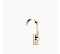 Dornbracht MEM Mitigeur monocommandé pour lavabos avec garniture d'écoulement, saillie 113mm, 33502782-47, Couleur: Champagne