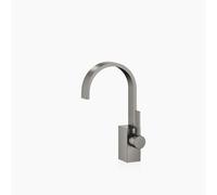 Dornbracht MEM Mitigeur monocommandé pour lavabos avec garniture d'écoulement, saillie 165mm, 33500782-99, Couleur: foncé Platine mat