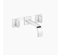 Dornbracht MEM Mitigeur mural pour lavabo sans vidage, saillie 170mm, kit de montage final, 36707782-00, Couleur: chrome