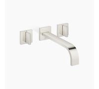 Dornbracht MEM Mitigeur mural pour lavabo sans vidage, saillie 240mm, kit de montage final, 36717782-08, Couleur: platine