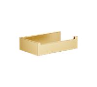 Dornbracht Mem porte rouleau 83500780-28 sans couvercle, saillie 85 mm, laiton brossé