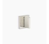 Dornbracht MEM vanne encastrée, fermeture à droite 1/2, avec structure Lineare, 36605782-08, Couleur: platine