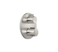 Thermostat encastrÃ© Dornbracht avec contrÃŽle du dÃ©bit Ã deux voies, kit fin de course, 36426970, Coloris: Platine Mat - 36426970-06