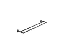 Dornbracht Meta Badetuchhalter 83061979-33 Pas 600 mm, en 2 parties, noir mat