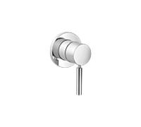 Dornbracht Meta kit de finition 36060660-00 pour mitigeur monocommande à encastrer, avec plaque de recouvrement Ø 78 mm, chromé