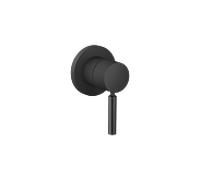 Dornbracht Meta match1 36060660-33 pour mitigeur monocommande encastré, avec plaque de recouvrement Ø 78 mm, noir mat