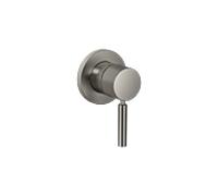 Dornbracht Meta match1 36060660-99 pour mitigeur monocommande encastré, avec plaque de recouvrement Ø 78 mm, platine foncé mat