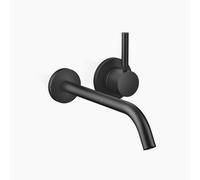 Dornbracht META Mélangeur monocommande mural pour lavabo sans vidage, saillie 250 mm, 36861660-33, Couleur: Noir Mat