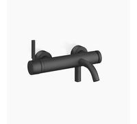 Dornbracht META Mitigeur monocommande de baignoire sans garniture, pour montage mural, saillie 202 mm, 33200660-33, Couleur: Noir Mat