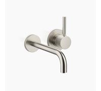 Dornbracht META Mitigeur monocommande de lavabo mural sans vidage, saillie 190 mm, avec rayon de courbure 90°., 36862660-06, Couleur: Platine Mat