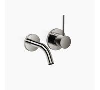 Dornbracht META Mitigeur monocommandé mural pour lavabos sans vidage, saillie 125mm, 36867662-19, Couleur: Chrome foncé