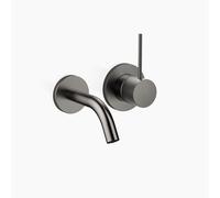 Dornbracht META Mitigeur monocommandé mural pour lavabos sans vidage, saillie 125mm, 36867662-99, Couleur: foncé Platine mat