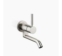 Dornbracht META Mitigeur monocommandé mural pour lavabos sans vidage, saillie 185mm, 36805660-06, Couleur: Platine Mat