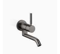 Dornbracht META Mitigeur monocommandé mural pour lavabos sans vidage, saillie 185mm, 36805660-99, Couleur: foncé Platine mat