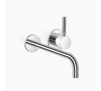 Dornbracht META Mitigeur monocommandé mural pour lavabos sans vidage, saillie 250mm, bec fixe, 36863660-00, Couleur: chrome