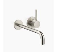 Dornbracht META Mitigeur monocommandé mural pour lavabos sans vidage, saillie 250mm, bec fixe, 36863660-06, Couleur: Platine Mat