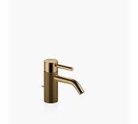 Dornbracht META Mitigeur monocommandé pour lavabo avec vidage, saillie 125mm, avec structure linéaire, 33504660-39, Couleur: Dark Brass brossé