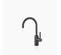 Dornbracht META Mitigeur monocommandé pour lavabo avec vidage, saillie 165mm, bec orientable 360, 33560661-33, Couleur: Noir Mat