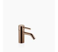 Dornbracht META Mitigeur monocommandé pour lavabo sans vidage, saillie 125mm, avec structure à facettes, 33530660-42, Couleur: bronze brossé
