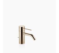 Dornbracht META Mitigeur monocommandé pour lavabos avec garniture d'écoulement, saillie 125mm, 33501662-27, Couleur: Light Gold brossé
