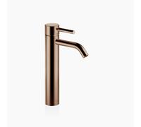 Dornbracht META Mitigeur monocommandé pour lavabos avec pied surélevé, sans garniture d'écoulement, saillie 135mm, 33537660-42, Couleur: bronze brossé
